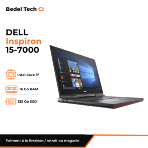 Dell Inspiron 15-7000 Intel Core i7 16Go RAM 512Go SSD