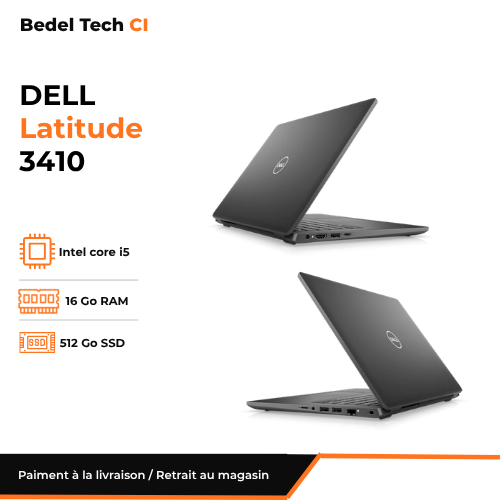 Dell Latitude 3410 Intel Core i5 16Go RAM 512Go SSD – Image 5