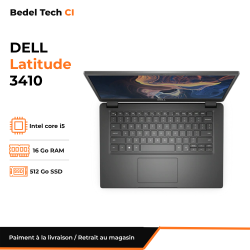 Dell Latitude 3410 Intel Core i5 16Go RAM 512Go SSD – Image 3
