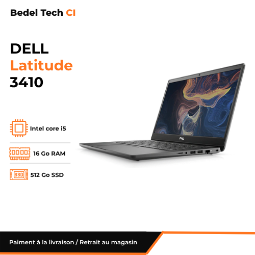 Dell Latitude 3410 Intel Core i5 16Go RAM 512Go SSD – Image 2