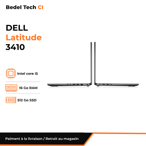Dell Latitude 3410 Intel Core i5 16Go RAM 512Go SSD – Image 6