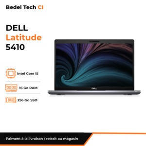 Dell Latitude 5410 Intel Core i5 16Go RAM 256Go SSD